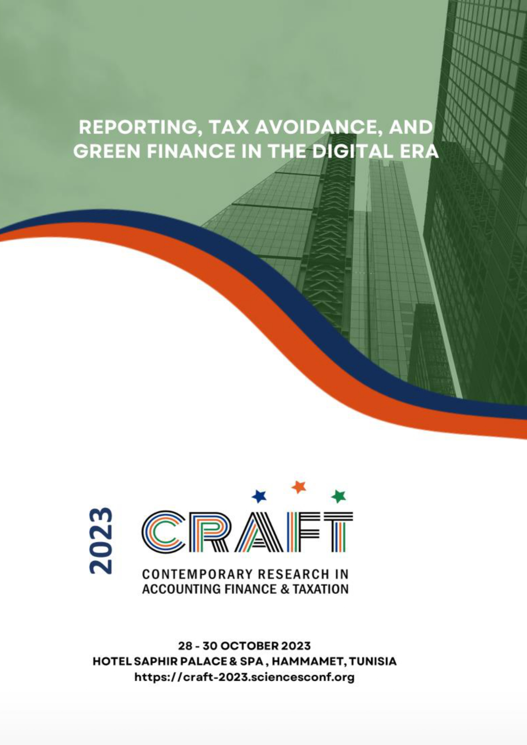 programme de la conférence internationale CRAFT 2023